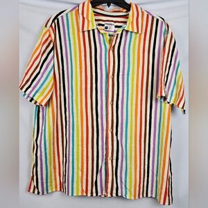 Pride Button Down Shirt 2XL